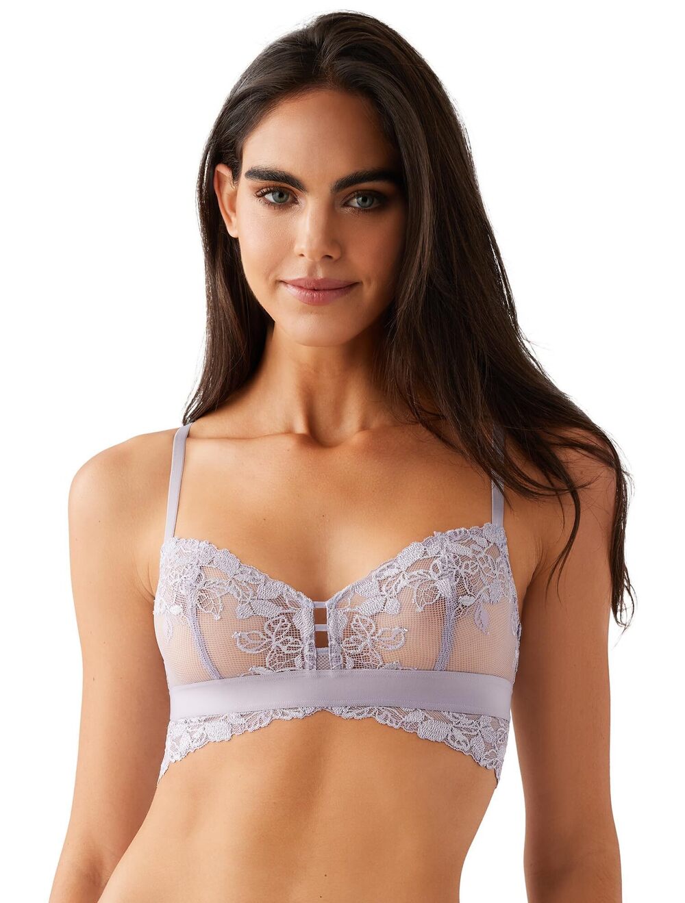 NWT b.temptd Womens Opening Act Bralette 9 Minimal Purple, M